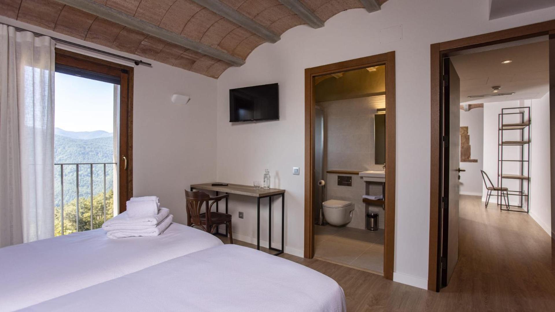 Abbatissa Hotel Restaurant Sant Joan de les Abadesses Bagian luar foto